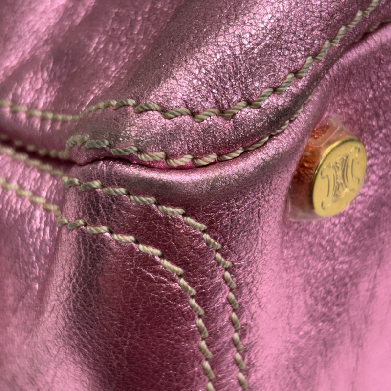 粉紅色 皮革 Boogie 手提包【CELINE 賽琳】 CE00/34-12