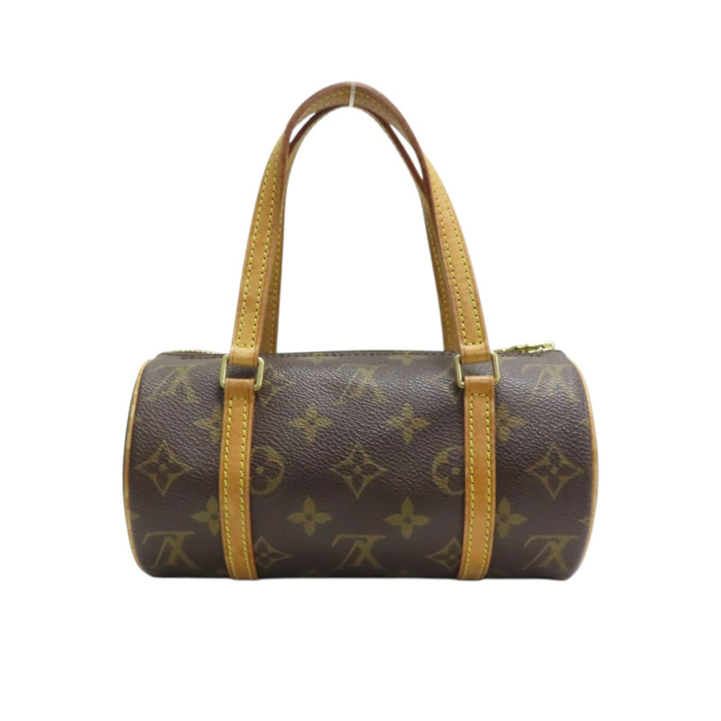 棕色 原花帆布 Papillon 19 手提包【LOUIS VUITTON LV 路易威登】 M51389-1