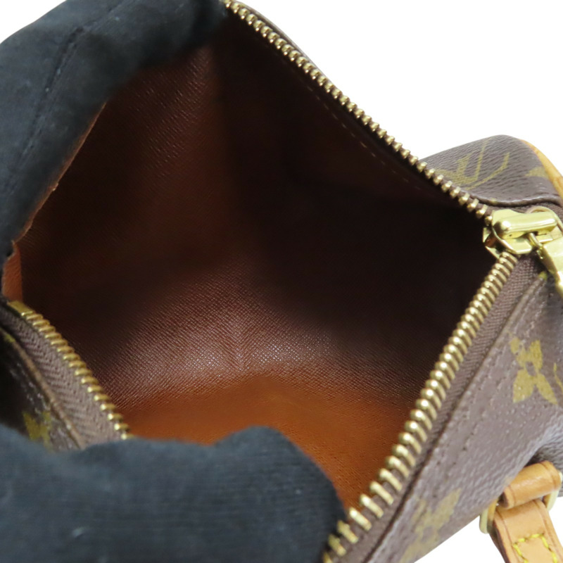棕色 原花帆布 Papillon 19 手提包【LOUIS VUITTON LV 路易威登】 M51389-4