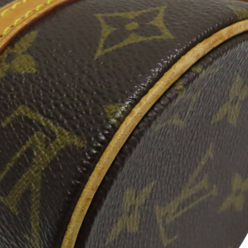 棕色 原花帆布 Papillon 19 手提包【LOUIS VUITTON LV 路易威登】 M51389-11