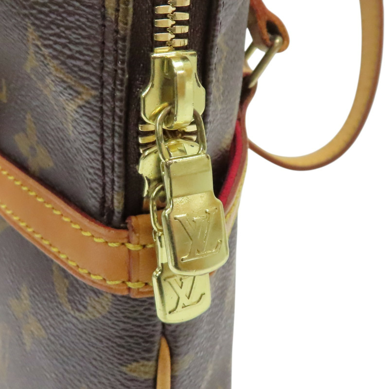 棕色 原花帆布 Coussin GM 肩背包【LOUIS VUITTON LV 路易威登】 M51141-13