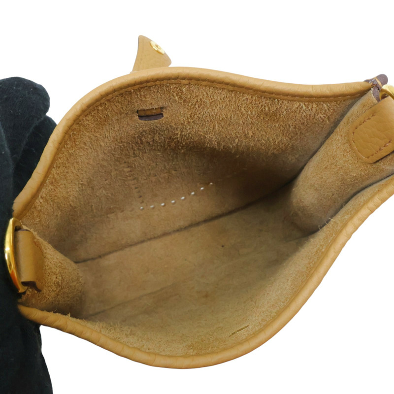 餅乾色 Taurillon牛皮 Evelyne 16 肩背包 B刻【HERMES 愛馬仕】 H069426CC-4