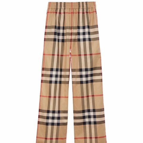 Burberry 女士 格紋鬆緊腰休閒褲UK-2 UK-4 UK-6 UK-8 UK-10 UK-12