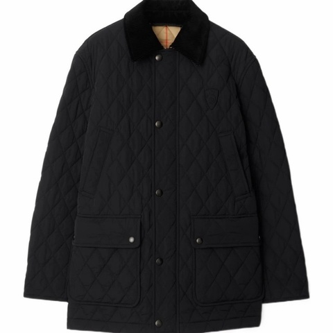Burberry 女士 翻領絎縫棉服XXS XS S M L碼