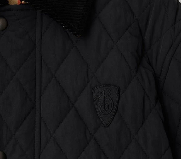 Burberry 女士 翻領絎縫棉服XXS XS S M L碼-2