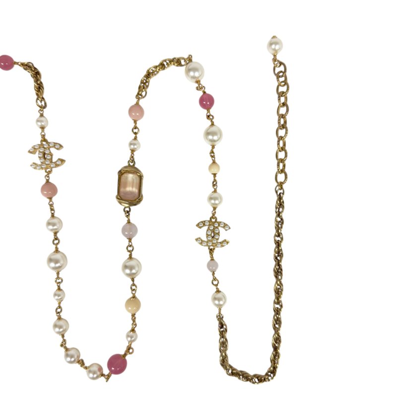 CHANEL CC 珠珠 長頸鏈-5