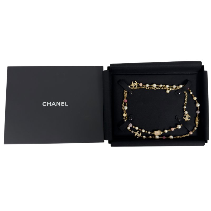 CHANEL CC 珠珠 長頸鏈-8
