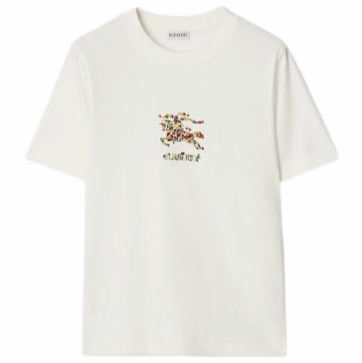 Burberry 女士 EKD純棉花卉T恤XXS XS S M L XL碼-4