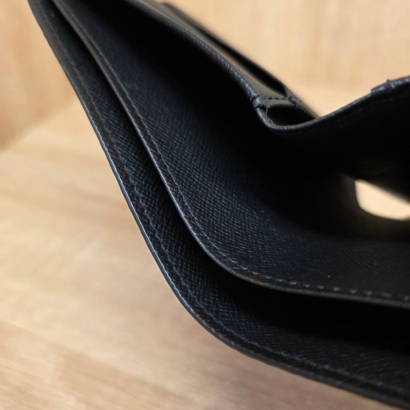 [專櫃銷量排名🥰超甜價出] LV黑灰老花Multiple5卡短夾-6