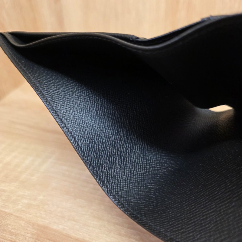 [專櫃銷量排名🥰超甜價出] LV黑灰老花Multiple5卡短夾-7