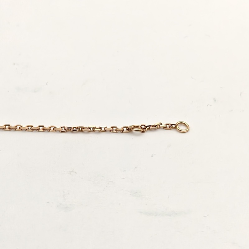 VAN CLEEF&ARPELS 18K玫瑰金白貝母LuckySpring梅花手鏈-2