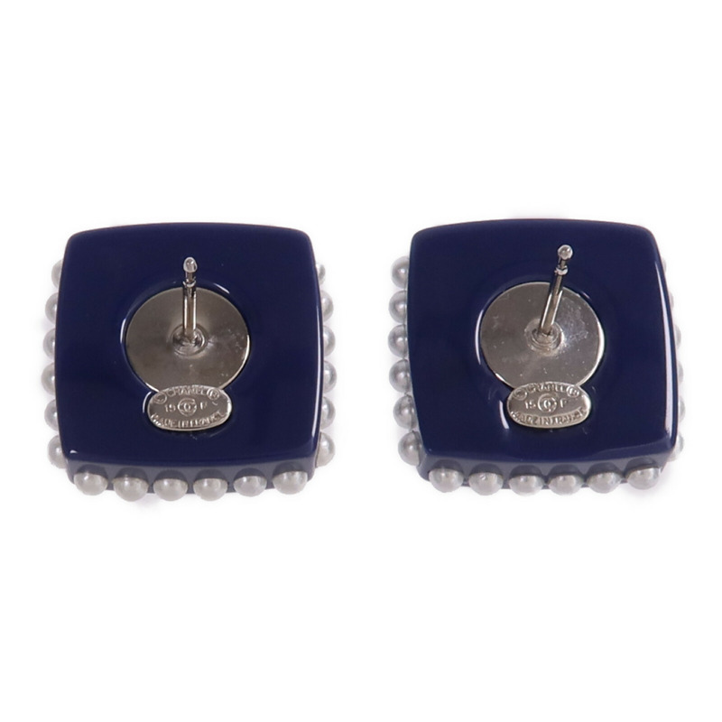 CHANEL PVC Earrings銀扣耳環-2