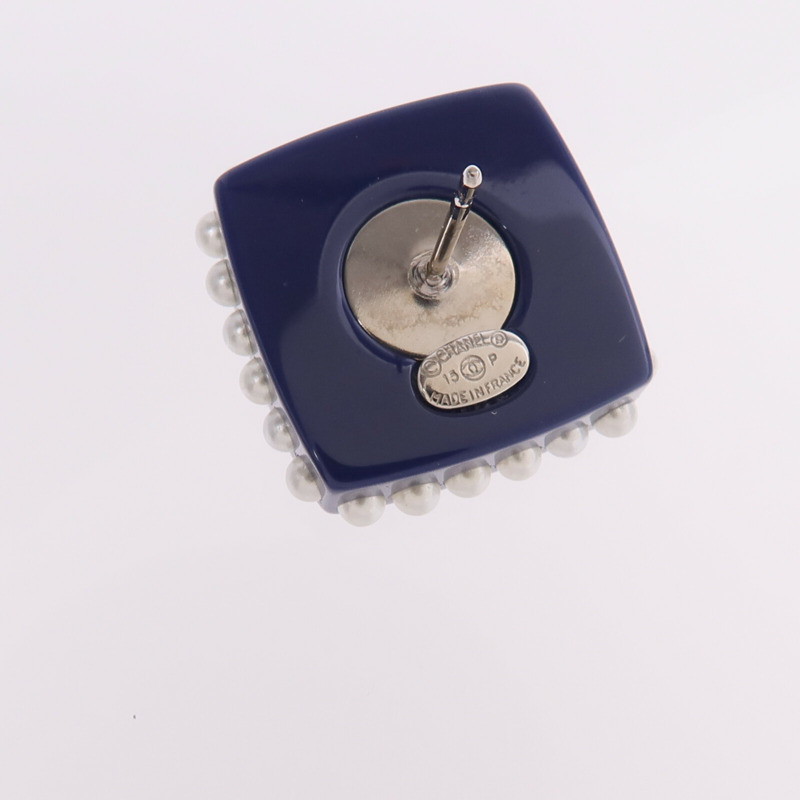 CHANEL PVC Earrings銀扣耳環-4