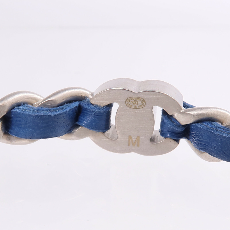 CHANEL 金屬/羊皮皮革Bangles Mx3手鐲-7