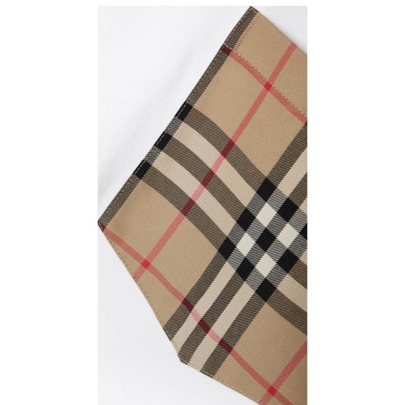 Burberry 女士 Vintage格紋口袋T恤XXS XS S M L XL碼-4