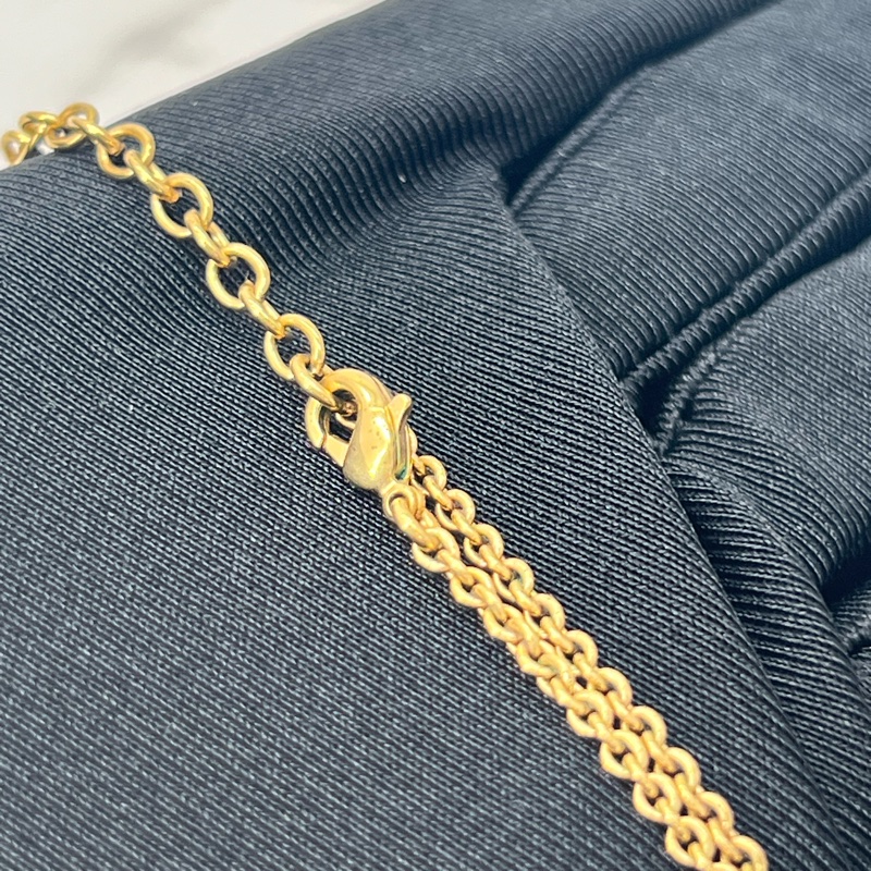 香緹國際精品 841 Dior logo 水鑽 項鍊-1