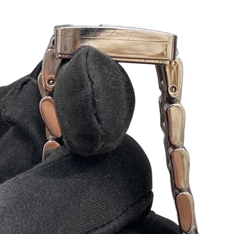 GUCCI 古馳 4600L 女士 石英錶 不鏽鋼 黑色 銀釦-4