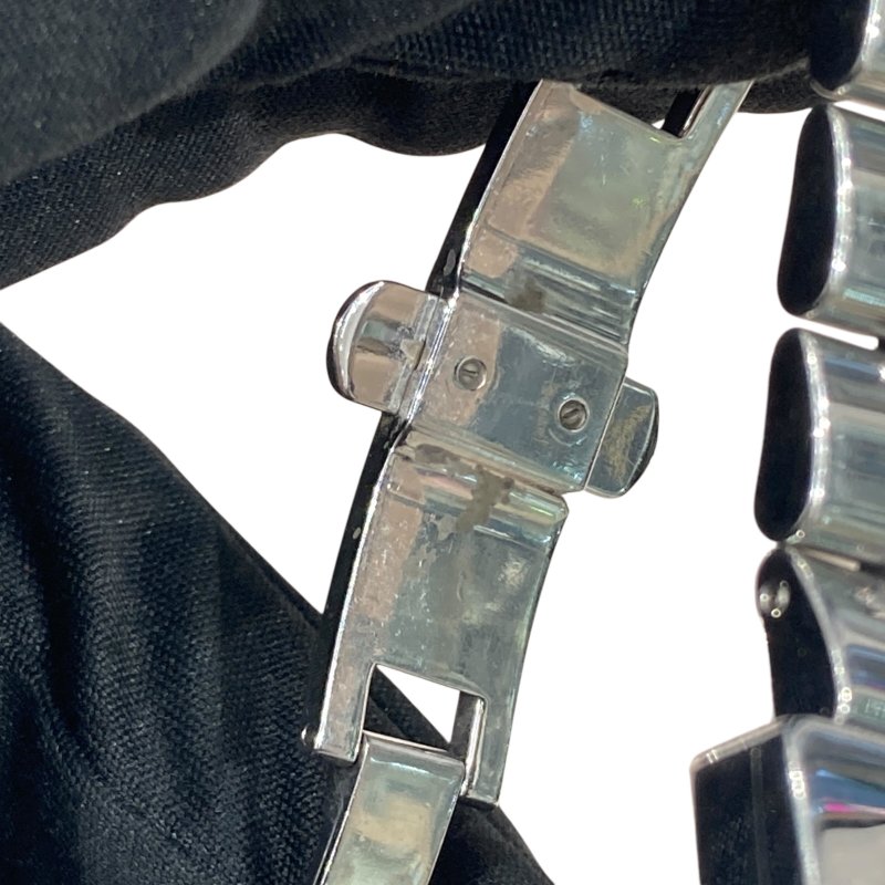 GUCCI 古馳 4600L 女士 石英錶 不鏽鋼 黑色 銀釦-7