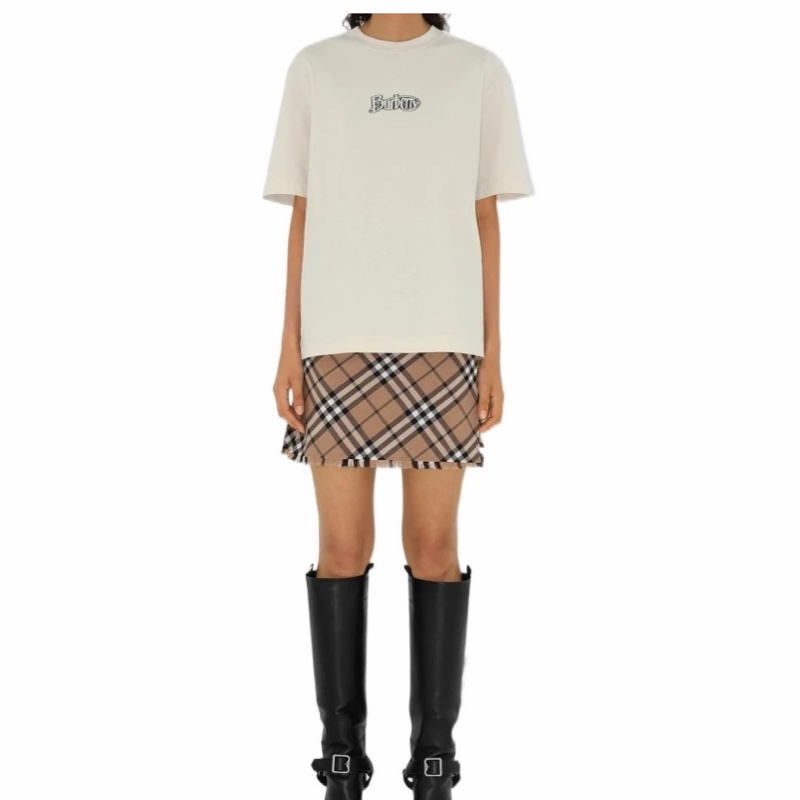 Burberry 女士 徽標棉質T恤XS S L碼-2