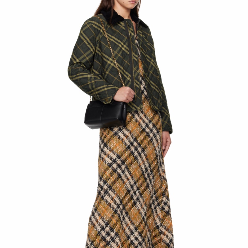 Burberry 女士 格子飛行員夾克XXS XS S M L碼-3