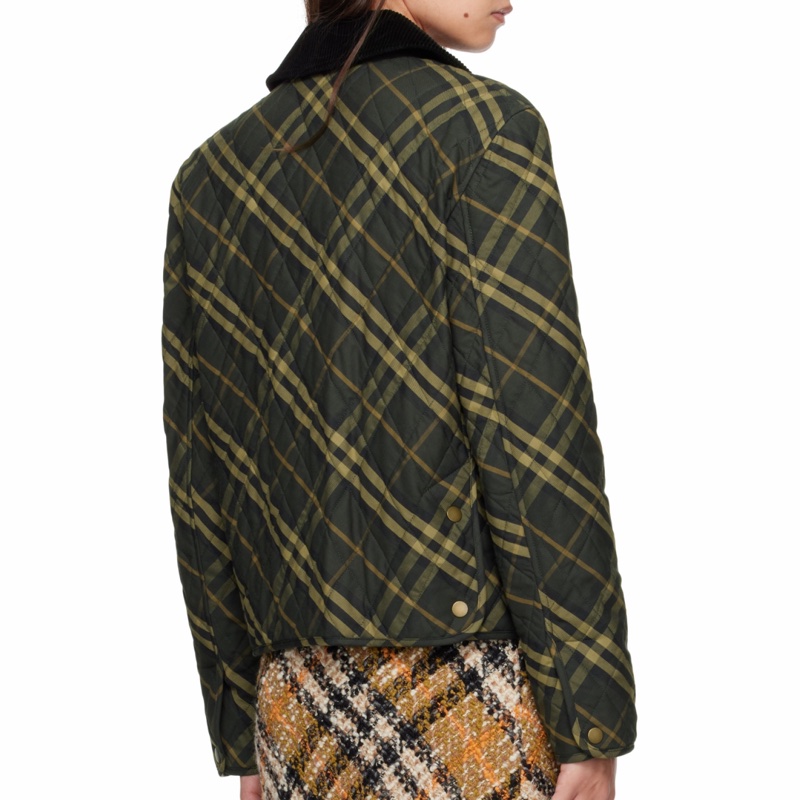 Burberry 女士 格子飛行員夾克XXS XS S M L碼-4