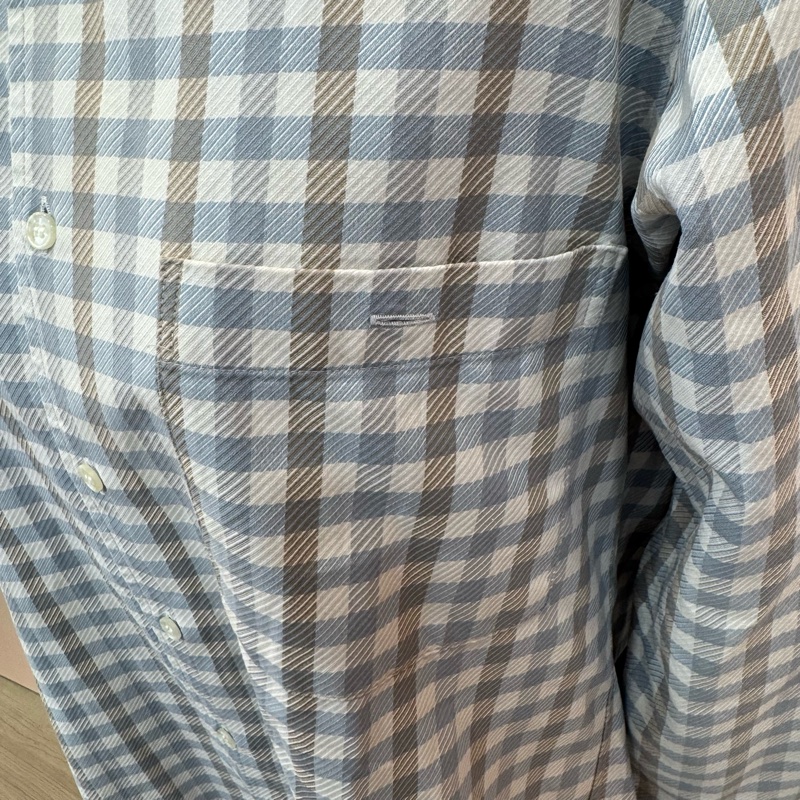 Dior 藍灰格紋襯衫 二手 vintage 中古-9
