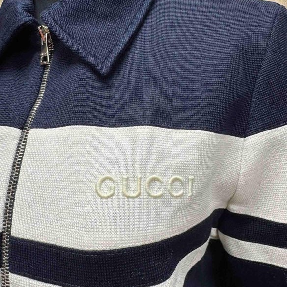Gucci超時尚顯年輕的休閒拉鍊外套-3