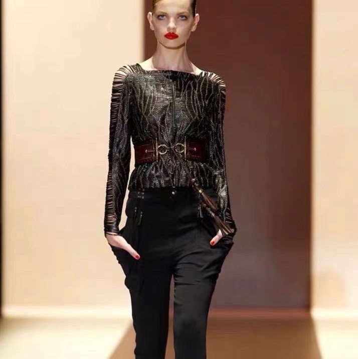 Gucci羊皮外套38碼-0