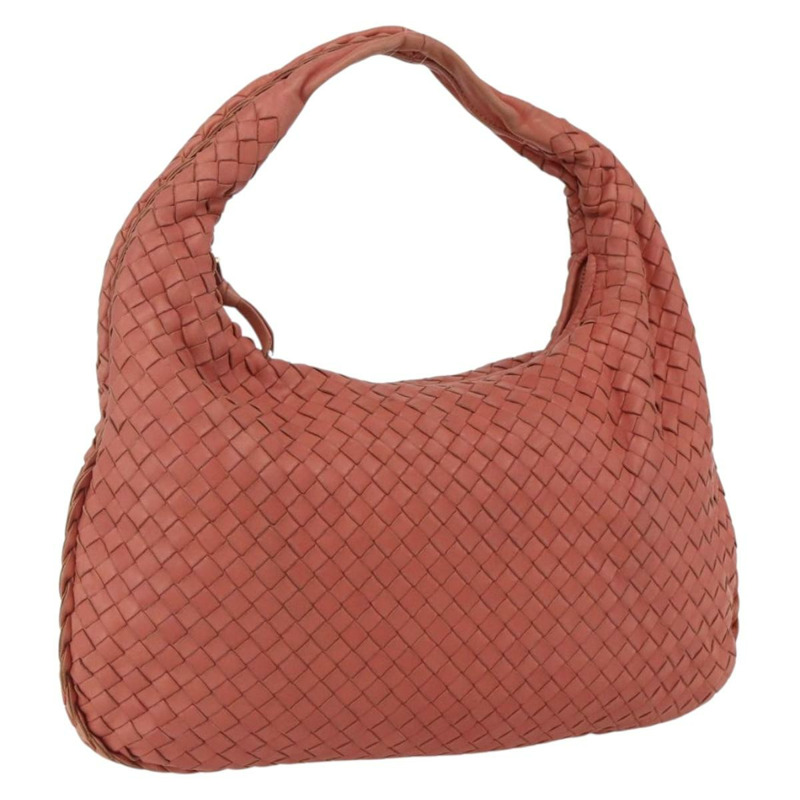 【日本直送】BOTTEGA VENETA INTRECCIATO 流浪漢單肩包皮革奧特萊斯粉紅正品 fm5096-0
