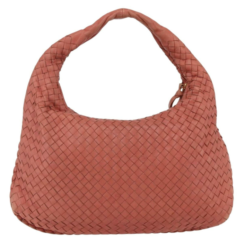 【日本直送】BOTTEGA VENETA INTRECCIATO 流浪漢單肩包皮革奧特萊斯粉紅正品 fm5096-1