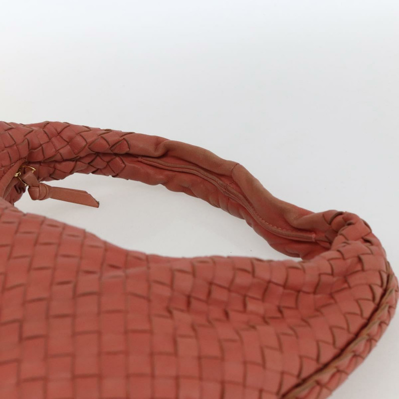 【日本直送】BOTTEGA VENETA INTRECCIATO 流浪漢單肩包皮革奧特萊斯粉紅正品 fm5096-7