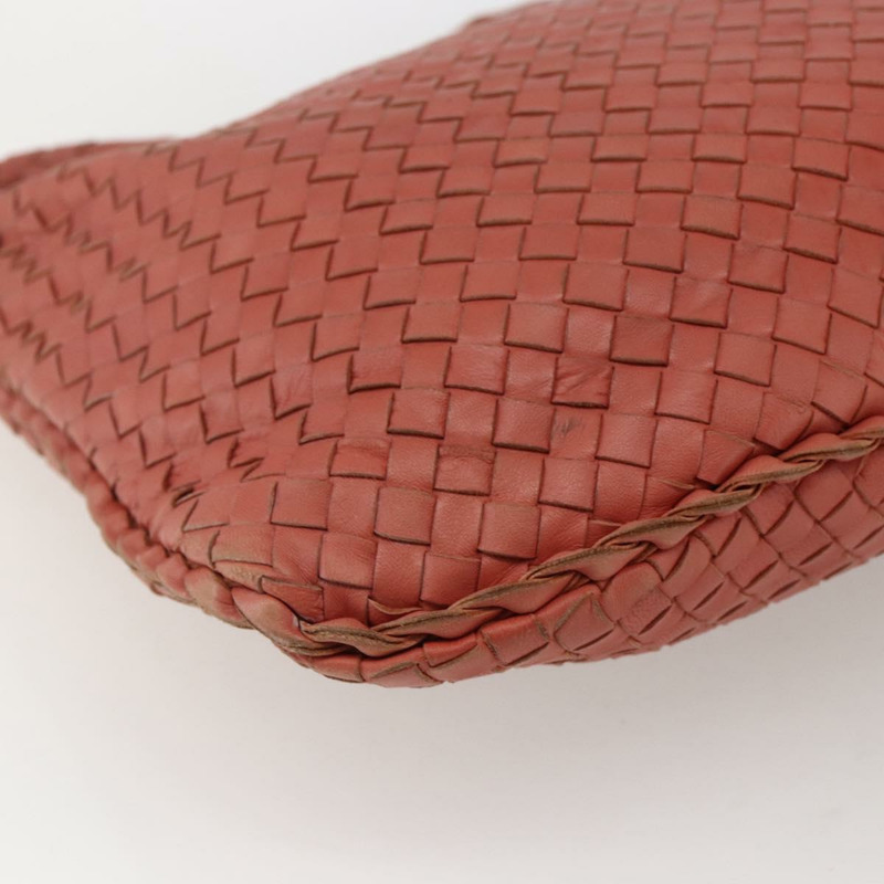 【日本直送】BOTTEGA VENETA INTRECCIATO 流浪漢單肩包皮革奧特萊斯粉紅正品 fm5096-8