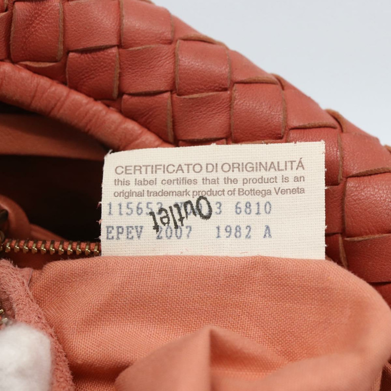 【日本直送】BOTTEGA VENETA INTRECCIATO 流浪漢單肩包皮革奧特萊斯粉紅正品 fm5096-11