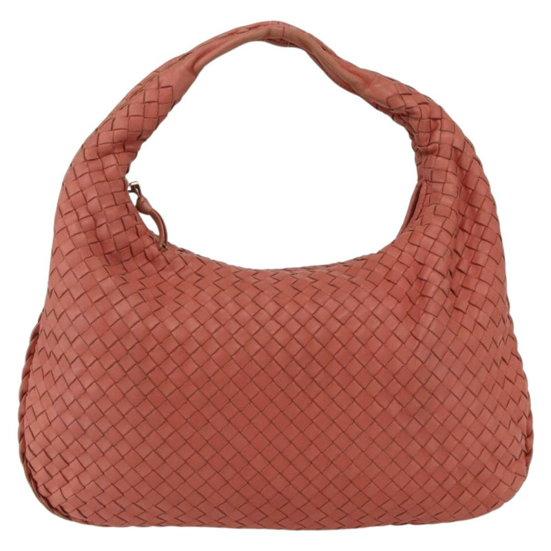 【日本直送】BOTTEGA VENETA INTRECCIATO 流浪漢單肩包皮革奧特萊斯粉紅正品 fm5096-12