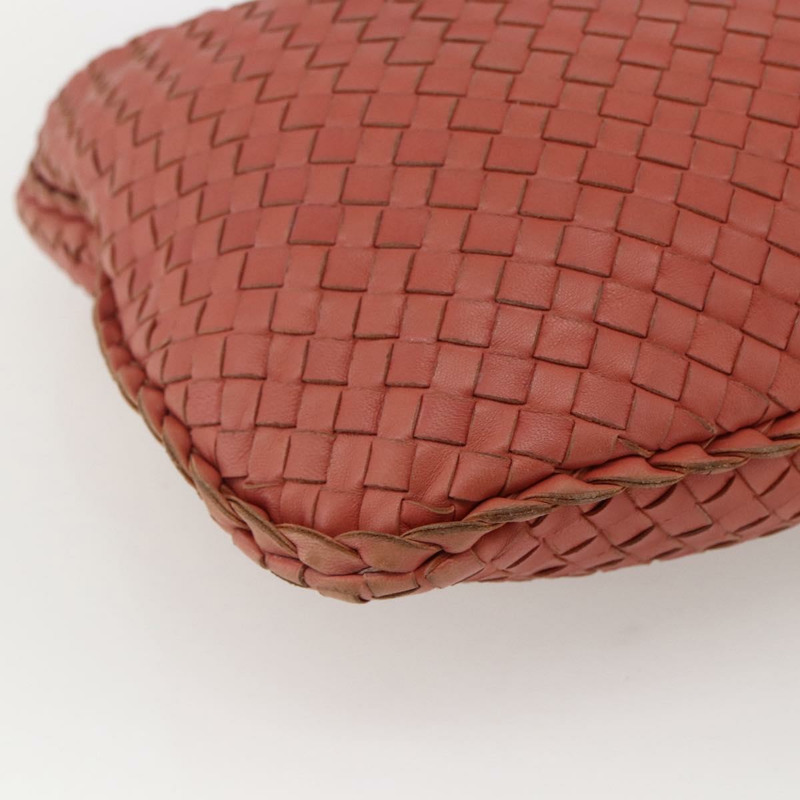 【日本直送】BOTTEGA VENETA INTRECCIATO 流浪漢單肩包皮革奧特萊斯粉紅正品 fm5096-14