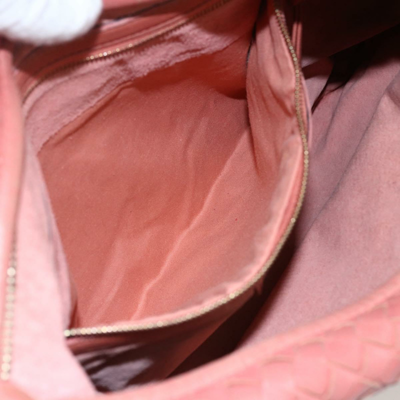 【日本直送】BOTTEGA VENETA INTRECCIATO 流浪漢單肩包皮革奧特萊斯粉紅正品 fm5096-20