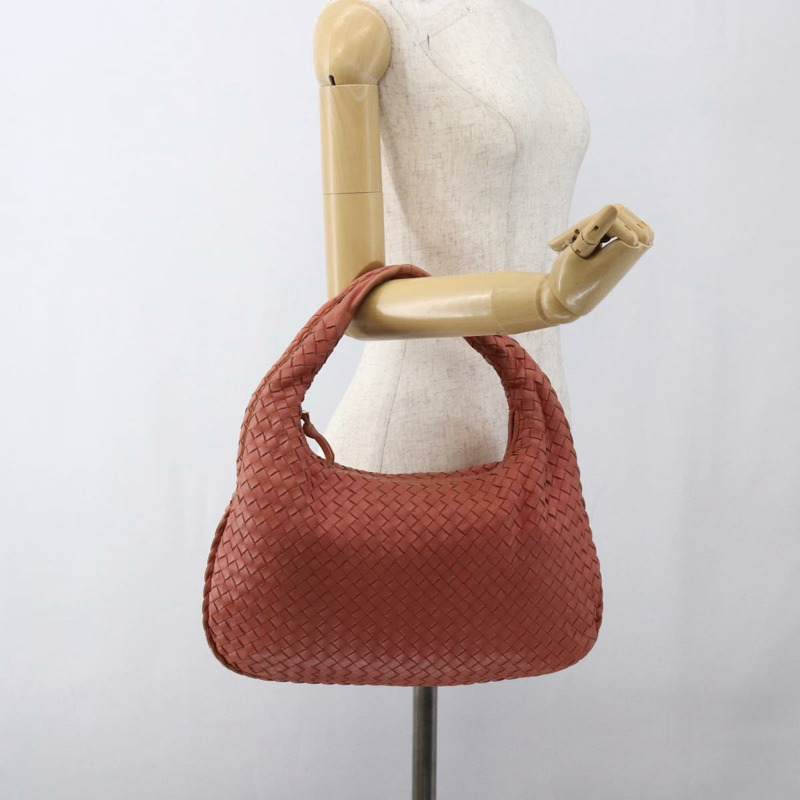 【日本直送】BOTTEGA VENETA INTRECCIATO 流浪漢單肩包皮革奧特萊斯粉紅正品 fm5096-21