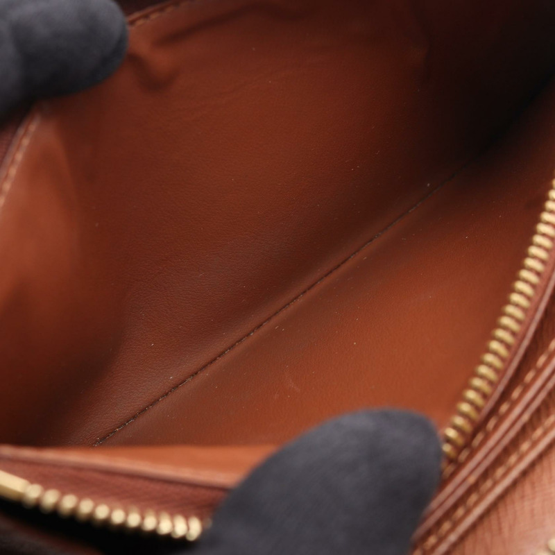 路易威登 Zippy Around 長版皮夾 M93759 Monogram Rose 帆布 棕色 二手 LV-5