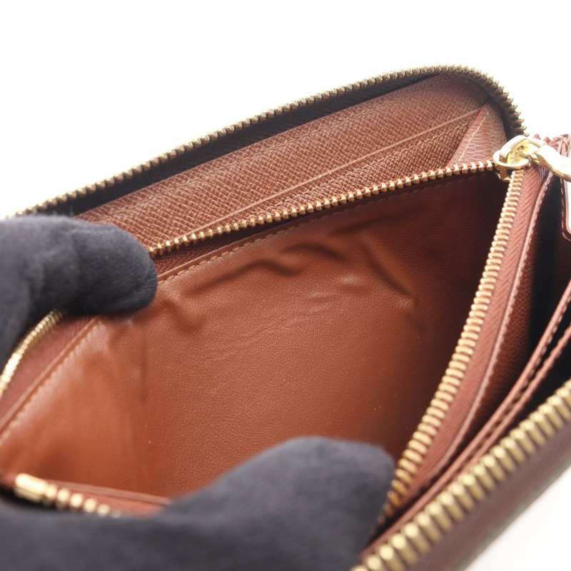 路易威登 Zippy Around 長版皮夾 M93759 Monogram Rose 帆布 棕色 二手 LV-6