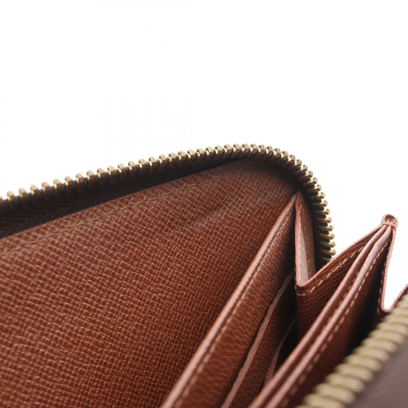路易威登 Zippy Around 長版皮夾 M93759 Monogram Rose 帆布 棕色 二手 LV-8