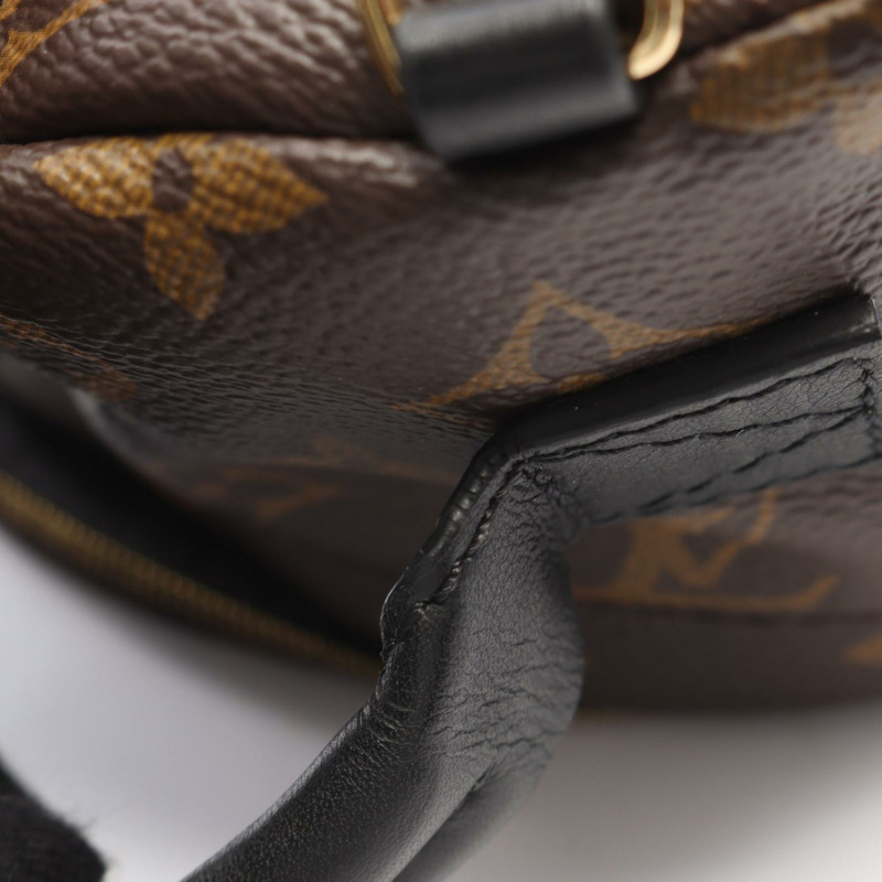 路易威登 Palm Springs 迷你雙肩包 M41562 Monogram 帆布 棕色/黑色 二手-6