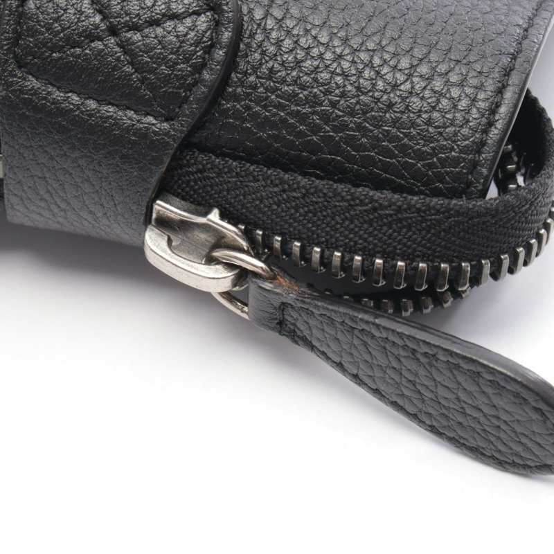 CELINE Luggage Micro 購物手提包,黑色皮革,二手女款-4