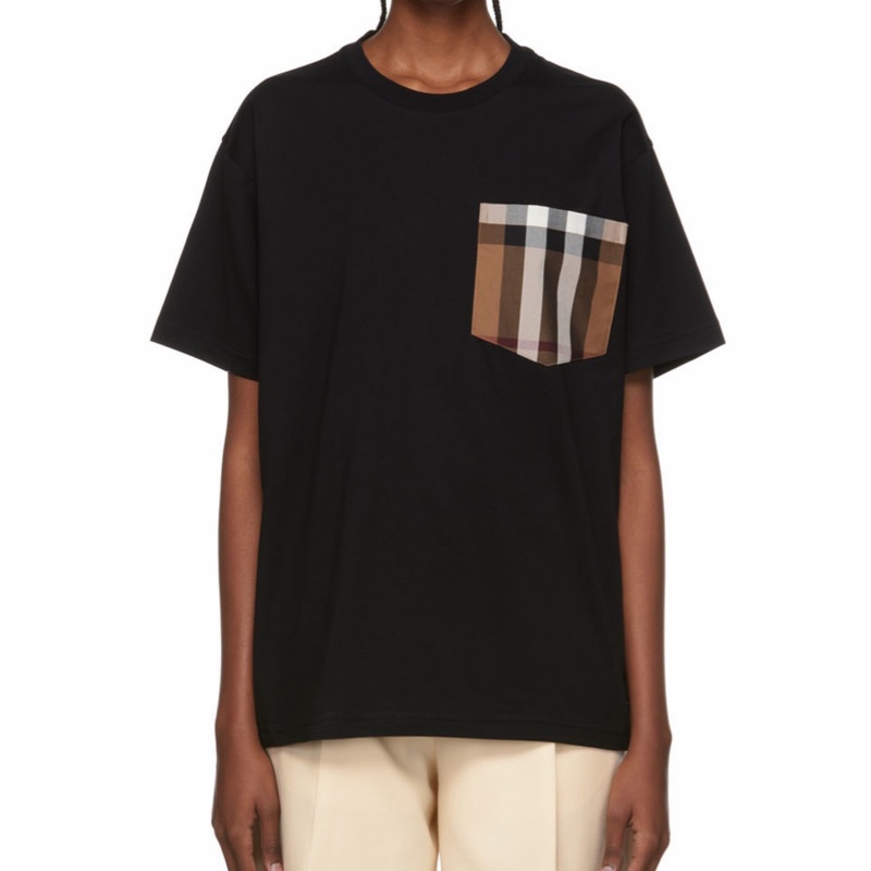 Burberry 女士 格紋口袋T 恤XXXS XXS XS S M L XL碼-3