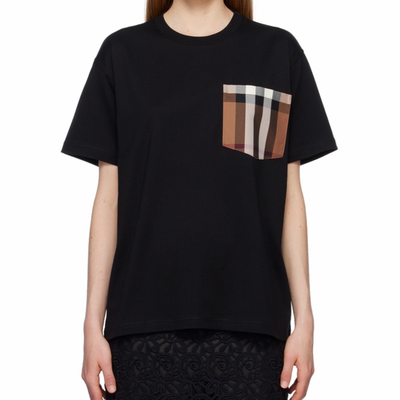 Burberry 女士 格紋口袋T 恤XXXS XXS XS S M L XL碼-4