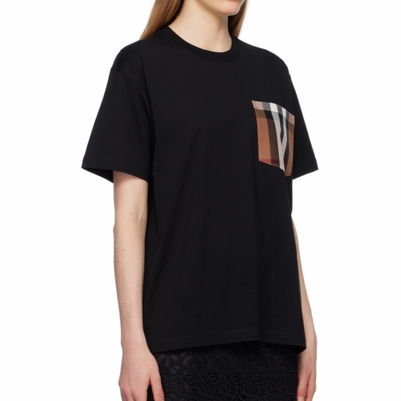 Burberry 女士 格紋口袋T 恤XXXS XXS XS S M L XL碼-5