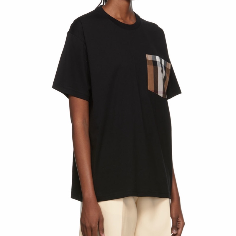 Burberry 女士 格紋口袋T 恤XXXS XXS XS S M L XL碼-6