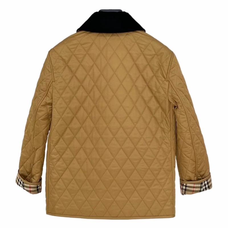 Burberry 女士 撞色領絎縫棉服XXS XS S M L XL碼-2