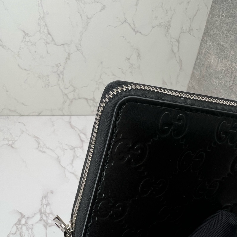 香緹國際精品 823Gucci 黑色壓紋長夾 #極新-2