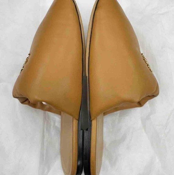 Loewe太可愛太可口的napa駝色麵包平底鞋-3