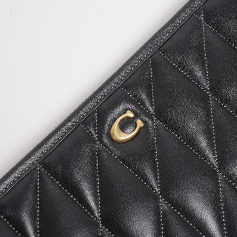 COACH POUCH 28 絎縫手拿包 一組2個-7